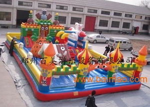 卡通小屋大型充气城堡与儿童滑梯城堡 价格、生产厂家及选购指南