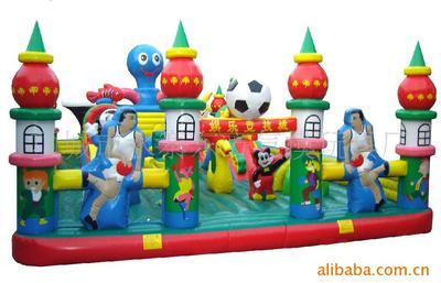 厂家直销专业生产儿童充气玩具蹦床、城堡 项城市水寨东方气模玩具厂供应